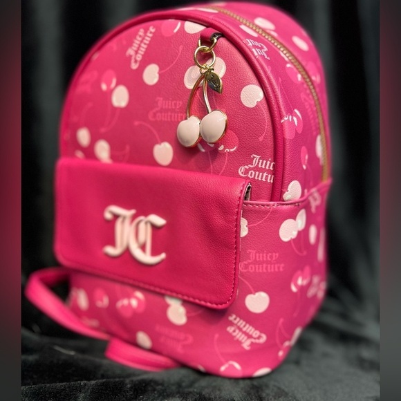 ??Juicy Couture Raspberry Cherry Print Backpack??NWT main image 8
